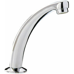 PRESTO Bec fixe pour lavabo diamètre : 15x21 Lg : 130 Chromé Laiton - 30302