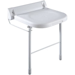 Barre d'appui droite en acier époxy blanc - 300 mm (sans vis) - Ø 25 mm - PRESTO - 60340