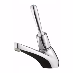 Robinet de lavabo temporisé chromé Gamme Presto 700 Alimentation eau froide ou chaude Fixation sur lavabo Raccordement M 1/2' ...