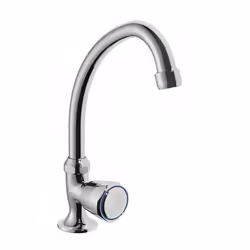 Robinet mélangeur lavabo sur table, eau froide seule, bec haut 253 mm référence 70761.. Robinet pilier avec tête à clapet. Pr ...