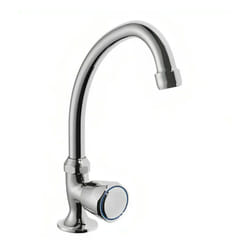 Robinet mélangeur lavabo sur table, eau froide seule, bec haut 253 mm