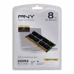 PNY 8GB DDR3 1600MHz module de mémoire 8 Go 1 x 8 Go