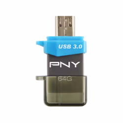 PNY OTG Duo-Link OU3 64 GB lecteur USB flash 64 Go USB Type-A / Micro-USB 3.2 Gen 1 (3.1 Gen 1) Noir - Vue supplémentaire 4