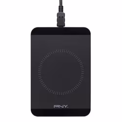 PNY P-AC-QI-KEU01-RB chargeur d'appareils mobiles Smartphone, Tablette Noir, Gris Secteur Intérieure