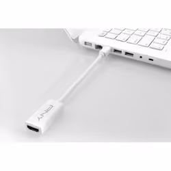 PNY Mini DisplayPort - HDMI Blanc