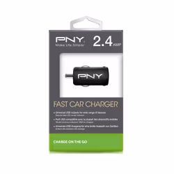 PNY P-P-DC-UF-K01-RB chargeur d'appareils mobiles Universel Noir Allume-cigare Auto