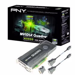 PNY VCQK5000-PB carte graphique NVIDIA Quadro K5000 4 Go GDDR5