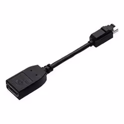 PNY Mini DisplayPort/DisplayPort, Mini DisplayPort, DisplayPort, Mâle, Femelle, Noir, 1 pièce(s)
