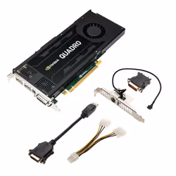 PNY VCQK4200-PB, Quadro K4200, 4 Go, GDDR5, 256 bit, 3840 x 2160 pixels, PCI Express 2.0