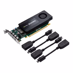 PNY VCQK1200DP-PB, Quadro K1200, 4 Go, GDDR5, 128 bit, 4096 x 2160 pixels, PCI Express x16 2.0