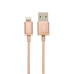 PNY USB A/Lightning 1.2 m 1,2 m Or, Métallique