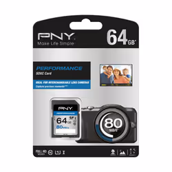 PNY Performance 64 Go SDXC UHS-I Classe 10