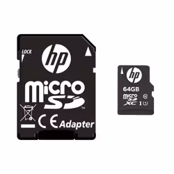 HP SDU64GBXC10HP-EF mémoire flash 64 Go MicroSDXC UHS-I Classe 10