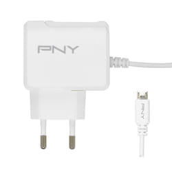 PNY P-AC-UU-WEU01-RB chargeur d'appareils mobiles Smartphone, Tablette Blanc Secteur Intérieure