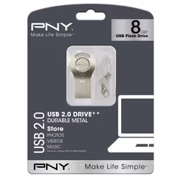 PNY Attaché i 8 GB lecteur USB flash 8 Go USB Type-A 2.0 Or - Vue supplémentaire 4