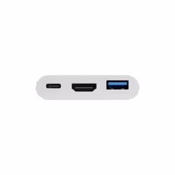 PNY A-TC-UA30HDTC-W01-RB câble vidéo et adaptateur 0,12 m USB Type-C USB Type-C + USB Type-A + HDMI Blanc