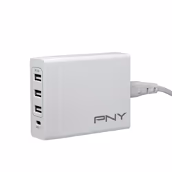 PNY P-AC-3UF1TC-WEU30-RB, Intérieure, Secteur, 20 V, Blanc