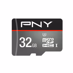 PNY Turbo, 32 Go, MicroSDHC, Classe 10, UHS-I, 90 Mo/s, 60 Mo/s