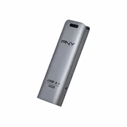 PNY FD32GESTEEL31G-EF, 32 Go, 3.2 Gen 1 (3.1 Gen 1), 20 Mo/s, Slide, Acier inoxydable