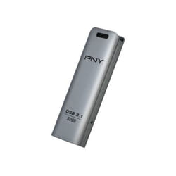 PNY FD32GESTEEL31G-EF lecteur USB flash 32 Go 3.2 Gen 1 (3.1 Gen 1) Acier inoxydable