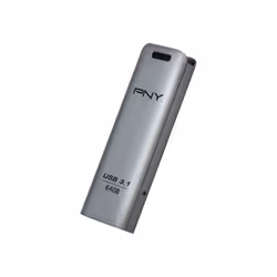 PNY FD64GESTEEL31G-EF, 64 Go, 3.2 Gen 1 (3.1 Gen 1), 20 Mo/s, Slide, Acier inoxydable