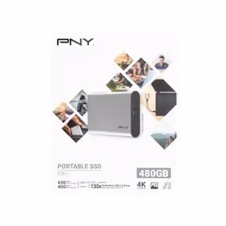 PNY Elite 480 Go Argent