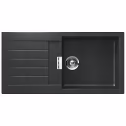 Modèle : Signus EV224011 Encastrement : L 980 x P 480 mm Matière(s) : Cristadur (Schock) Couleur : Magma 119, noir soyeux Pro ...