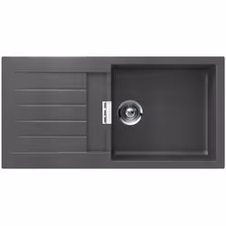 Modèle : Signus EV22401 Encastrement : L 980 x P 480 mm Matière(s) : Cristadur (Schock) Couleur : Stone 068, gris anthracite ...