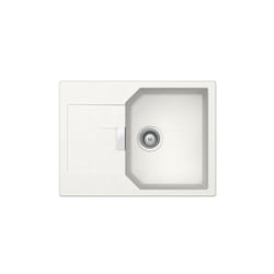 Schock - vier de cuisine Cristalite Manhattan - 690 x 510 x 195 mm - sous-meuble 45 cm - Coloris Alpina