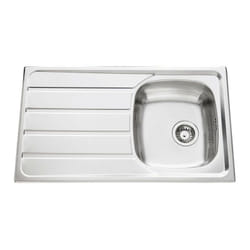 Vier de cuisine en Inox lisse Montebello - l 860 x l 500 x p 160 mm - sous-meuble de 45 cm - Aquatop