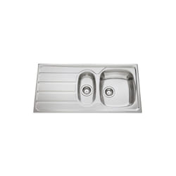 Vier de cuisine Inox mini-structure Montebello avec vide sauce - l 1000 x l 500 x p 160 mm - sous-meuble de 60 cm - Aquatop