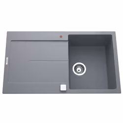 LUISINA EV8501 022, Evier encastré, Rectangulaire, Gris, 1 bols, Croma, Rectangulaire