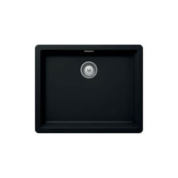 Evier sous plan Nocturne Puro noir, EVSP8000L236