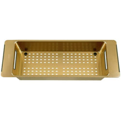 Cuisissimo - Passoire évier colander Luisina en Inox pvd doré