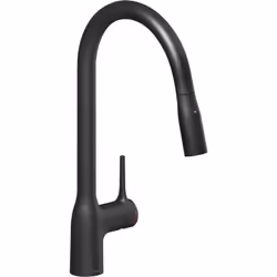 POINTS FORTS : > Robinet noir H 430 x L 235 mm > Douchette extractible double jets > Mitigeur pour cuisine > Robinetterie cui ...