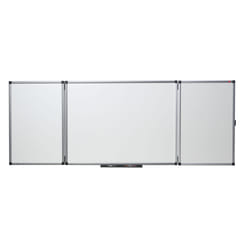 Nobo Triptyque émaillé blanc magnétique 2000x1200 mm (fermé)