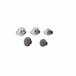 POLY 66935-05, Couvre oreillettes jetables, Noir, Transparent