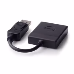 DELL 470-ABEO câble vidéo et adaptateur DisplayPort DVI Noir