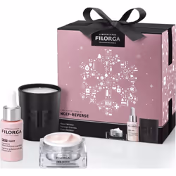 Tout le nécessaire pour une belle peau en un seul produit. Le coffret cosmétique FILORGA GIFTSET NCEF-REVERSE RITUAL ne conti ...