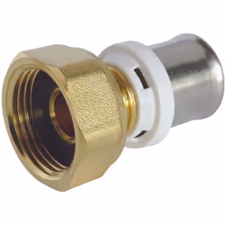 Description générale Ce raccord droit à sertir est conçu pour les tubes Multicouche de diamètre Ø20, assurant une connexion f ...