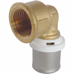SOMATHERM FOR YOU - /5712-20-20 - Coude à sertir pour tube Multicouche Ø20 - F20/27 (3/4'') Permet de raccorder un tube Multi ...