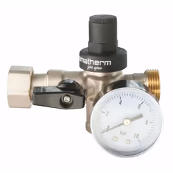 Facilité d'installation et gain de temps Bloc 3 en 1 intégrant un réducteur de pression à piston,un manomètre, une vanne d'is ...