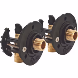 SOMATHERM FOR YOU - Système de fixation de robinet sous-Lavabo/évier pour tube PER de diamètre Ø12 - Kit complet avec raccord ...