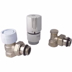 Description générale Le kit radiateur robinet thermostatique Equerre 1/2 est un ensemble complet conçu pour optimiser votre i ...