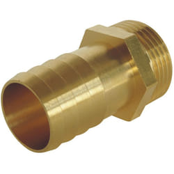 Raccord cannelé droit - Mâle 3/4" pour tuyau d'arrosage Ø20mm