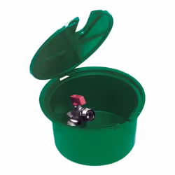 Présentation Avec robinet d'arrosage à sphère 20/27. Bouche en Polyprolypène avec traitement anti UV. Arrivée en 20/27.