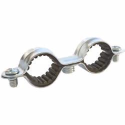 SOMATHERM FOR YOU - Collier double isophonique Ø14 (x10 ) - Acier nickelé A PROPOS DE L'ARTICLE Lot de 10 unités DESCRIPTION  ...