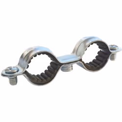 SOMATHERM FOR YOU - Collier double isophonique Ø16 (x10 ) - Acier nickelé A PROPOS DE L'ARTICLE Lot de 10 unités DESCRIPTION  ...