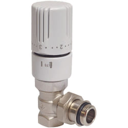 Ayor - Robinet de chauffage thermostatique équerre 15/21