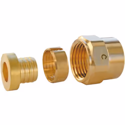 SOMATHERM FOR YOU - Raccord droit à compression (à visser) pour tube PER Ø25 - écrou tournant Femelle 20/27 (3/4'') Permet de ...
